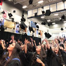 Graduate Cap toss